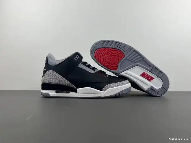MaikeSneakers Jordan 3 Black Air DN3707-010 Cement 0506